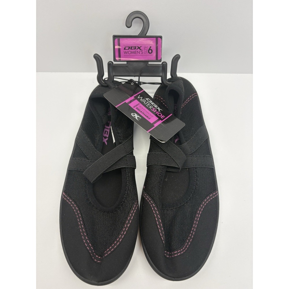 DBX Women's Water Shoe Size 6 Black Pink NWT